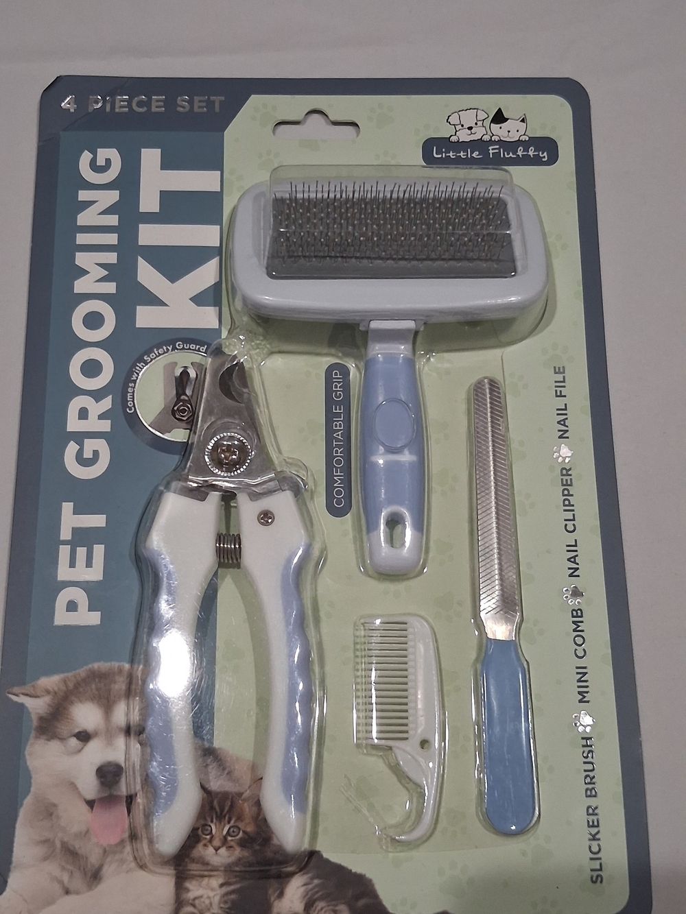 Dog 4-Piece Pet Grooming Kit